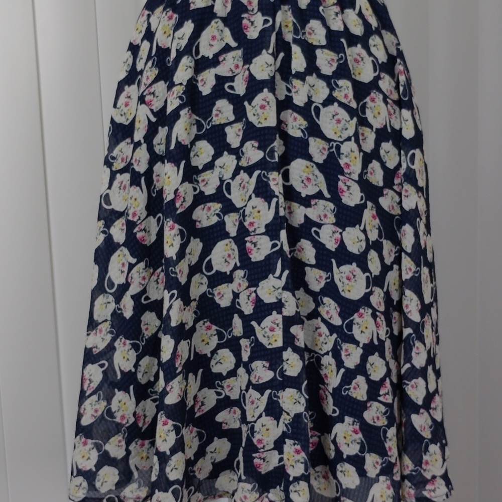 Disney Navy Floral Mini Dress - Picture 6 of 16